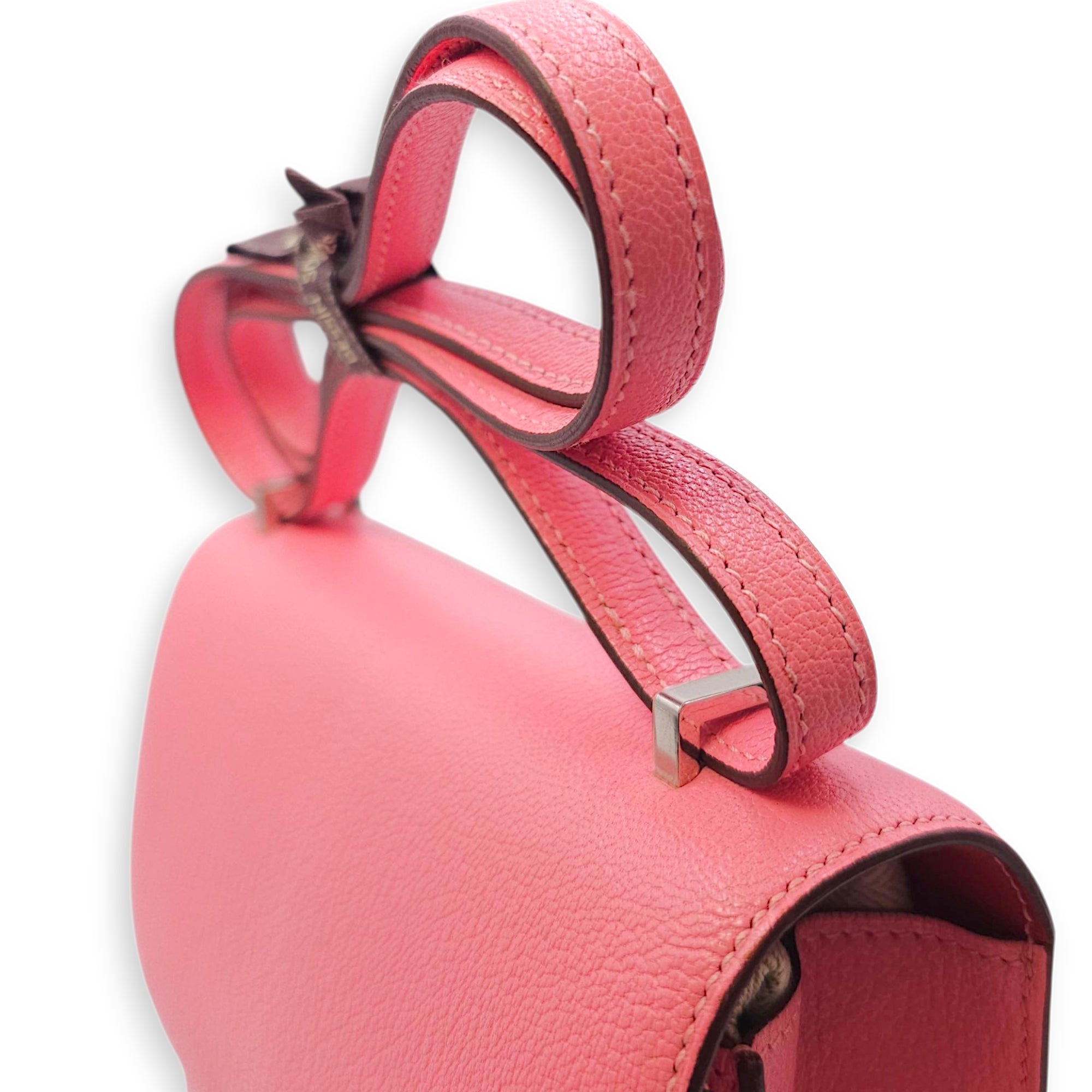 Constance Verso 18 Rose Confetti/Sanguine in Chevre Mysore, Palladium hardware