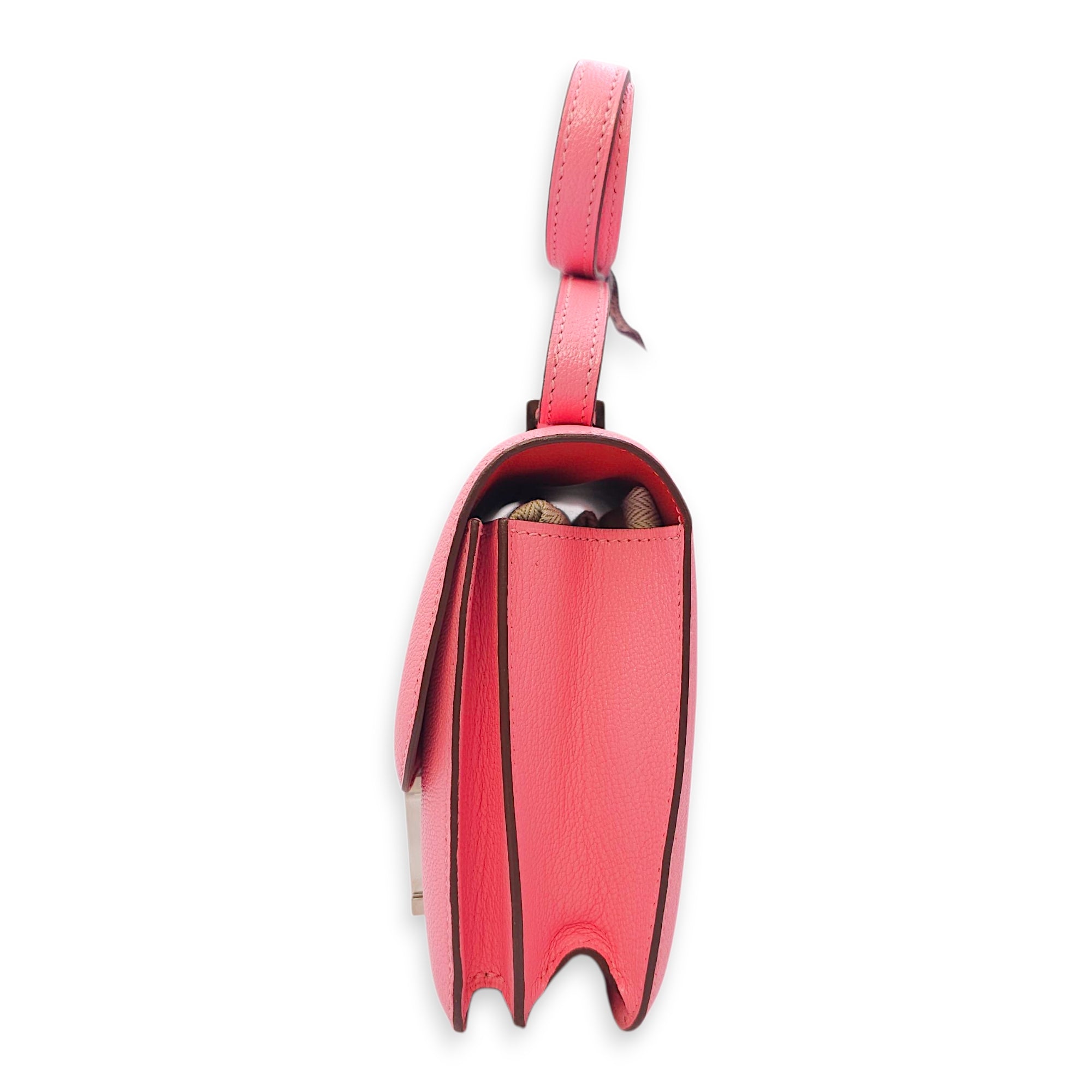 Constance Verso 18 Rose Confetti/Sanguine in Chevre Mysore, Palladium hardware