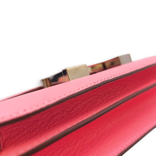Constance Verso 18 Rose Confetti/Sanguine in Chevre Mysore Palladium hardware CL2509-15808 12