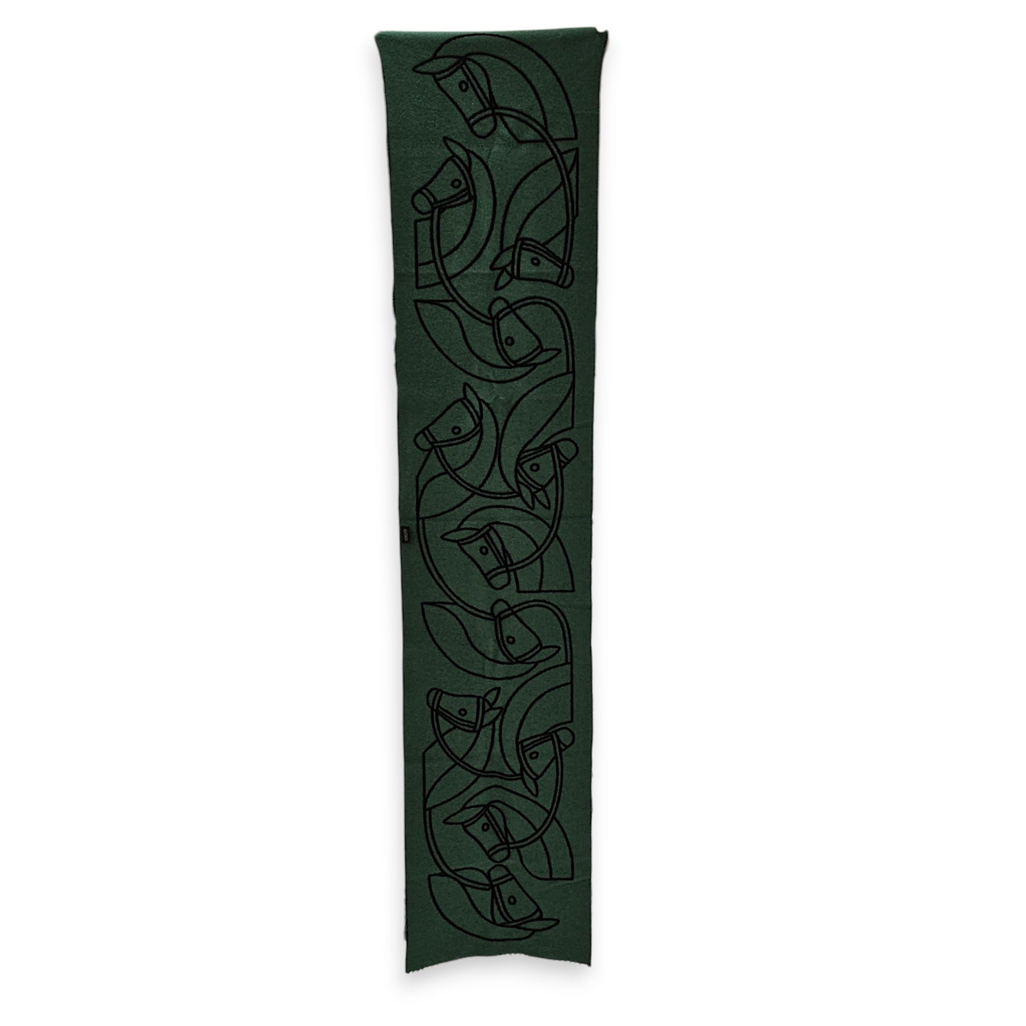 Entrelacs Equestres Noir/Vert Shawl