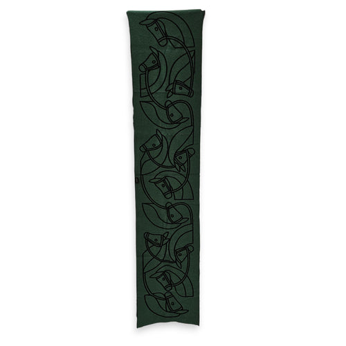Entrelacs Equestres Noir/Vert Shawl