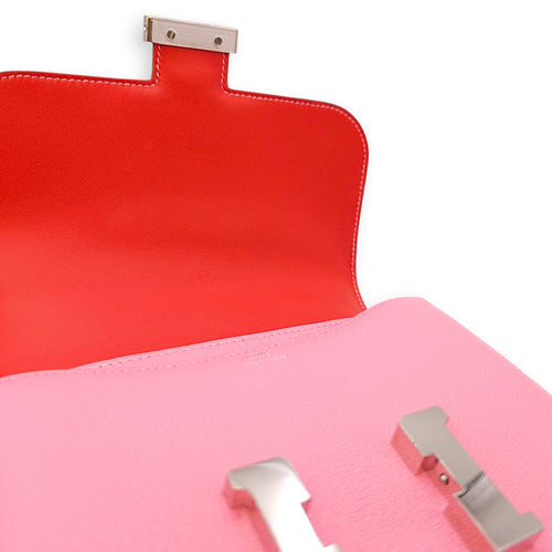 Constance Verso 18 Rose Confetti/Sanguine in Chevre Mysore, Palladium hardware