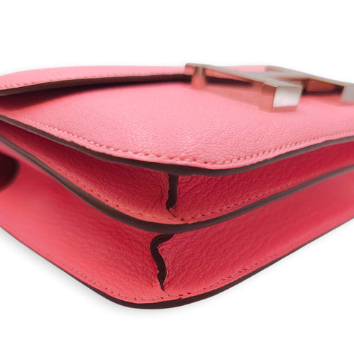 Constance Verso 18 Rose Confetti/Sanguine in Chevre Mysore, Palladium hardware