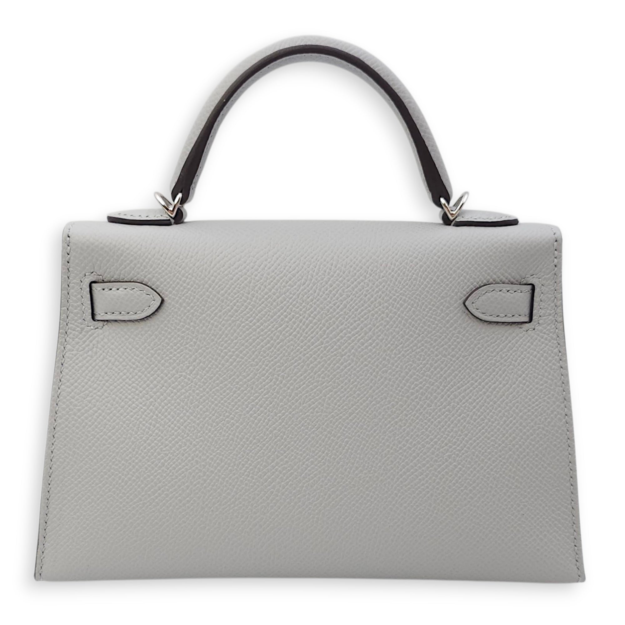 Sellier Kelly 20 Blue Glacier in Epsom, Palladium hardware