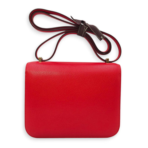 Constance Mirror 18 Rouge De Coeur in Chevre Chamkila, Permabrass hardware