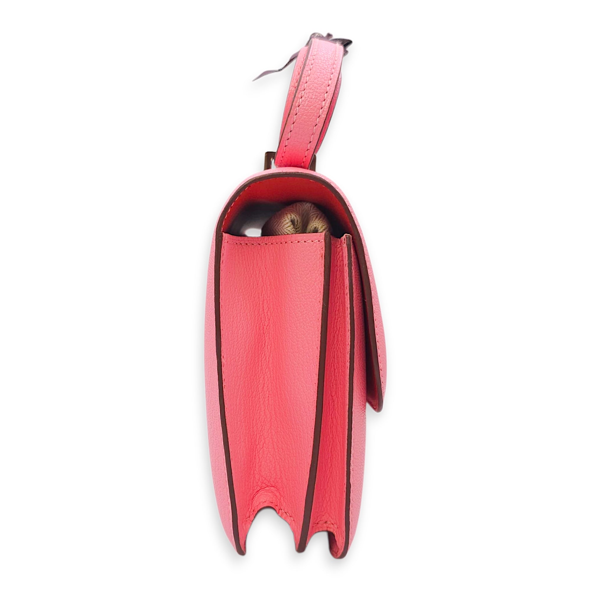 Constance Verso 18 Rose Confetti/Sanguine in Chevre Mysore, Palladium hardware
