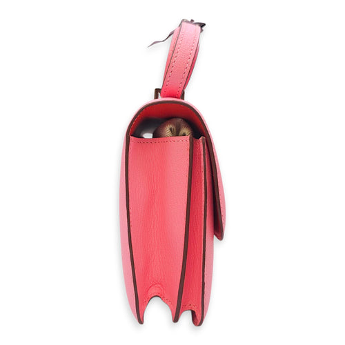 Constance Verso 18 Rose Confetti/Sanguine in Chevre Mysore, Palladium hardware