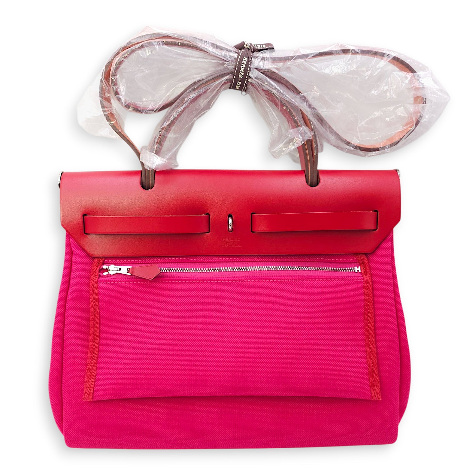 Herbag 31 Rouge Piment/Rose Mexico in Vache hunter/toile, Palladium hardware