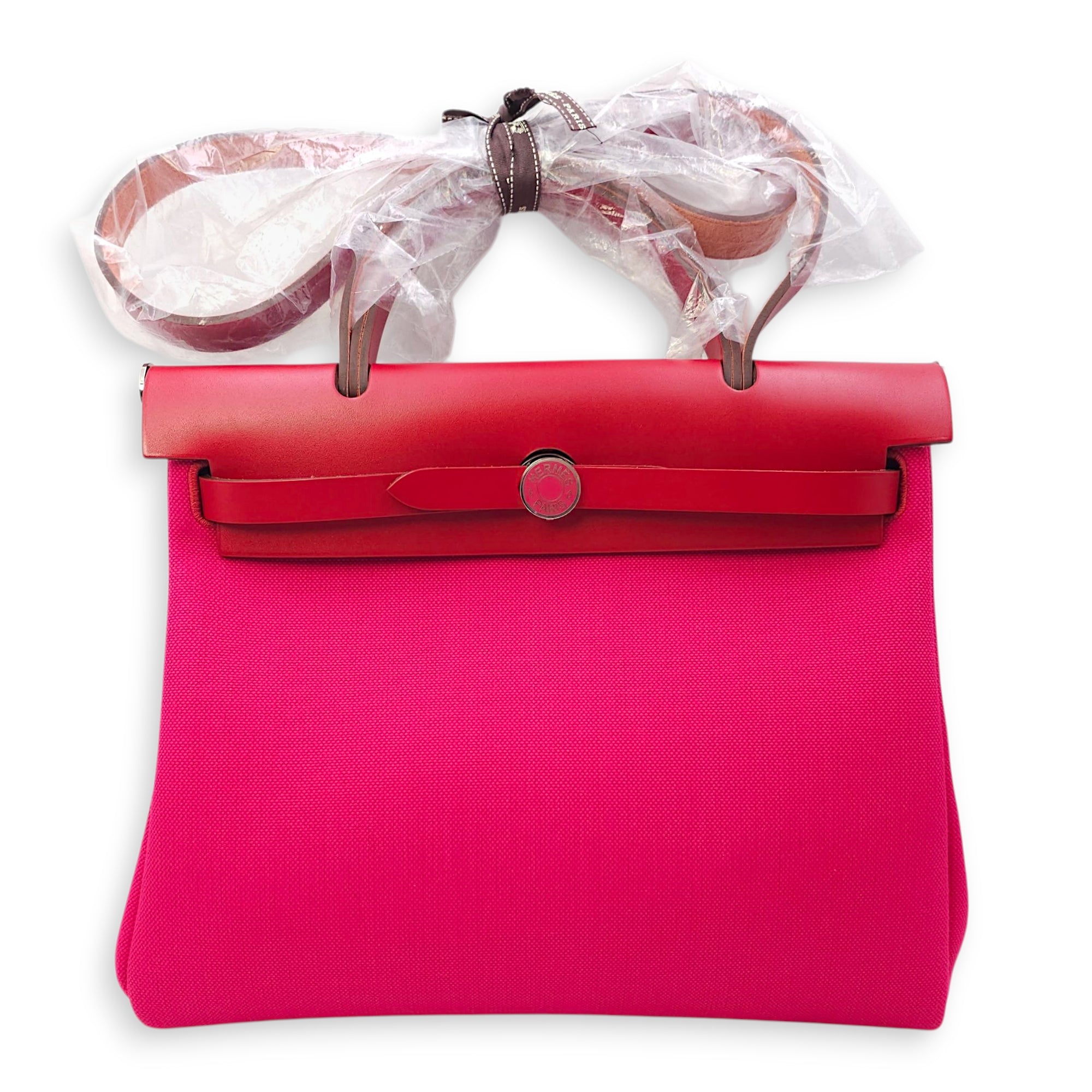 Herbag 31 Rouge Piment/Rose Mexico in Vache hunter/toile, Palladium hardware