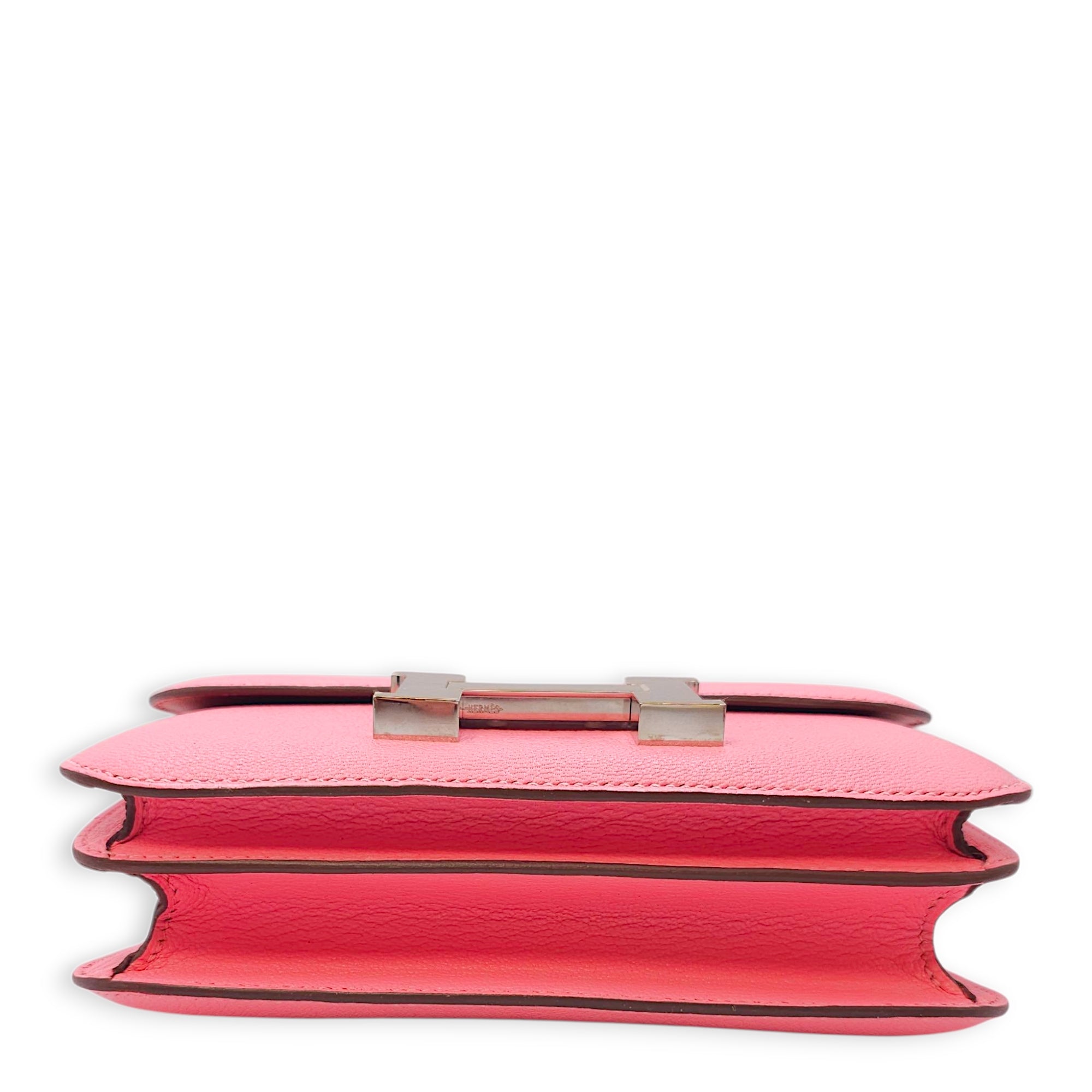 Constance Verso 18 Rose Confetti/Sanguine in Chevre Mysore, Palladium hardware