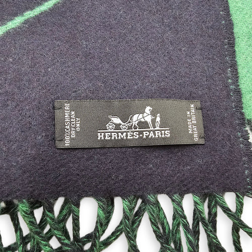 Entrelacs Equestres Noir/Vert Shawl