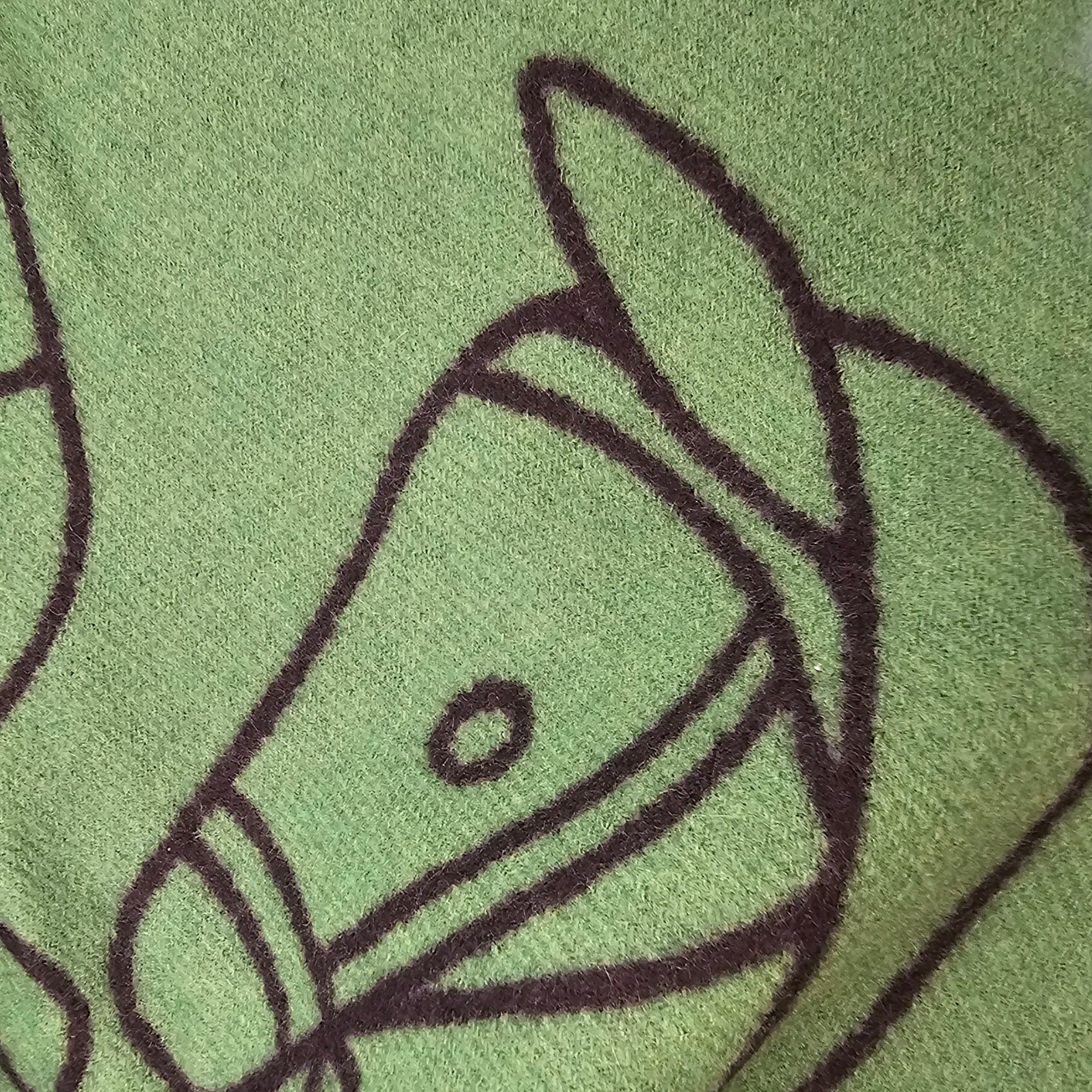 Entrelacs Equestres Noir/Vert Shawl