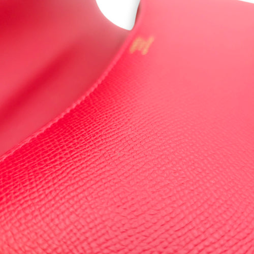 Constance 1 24 Rouge Casaque in Epsom, Gold hardware