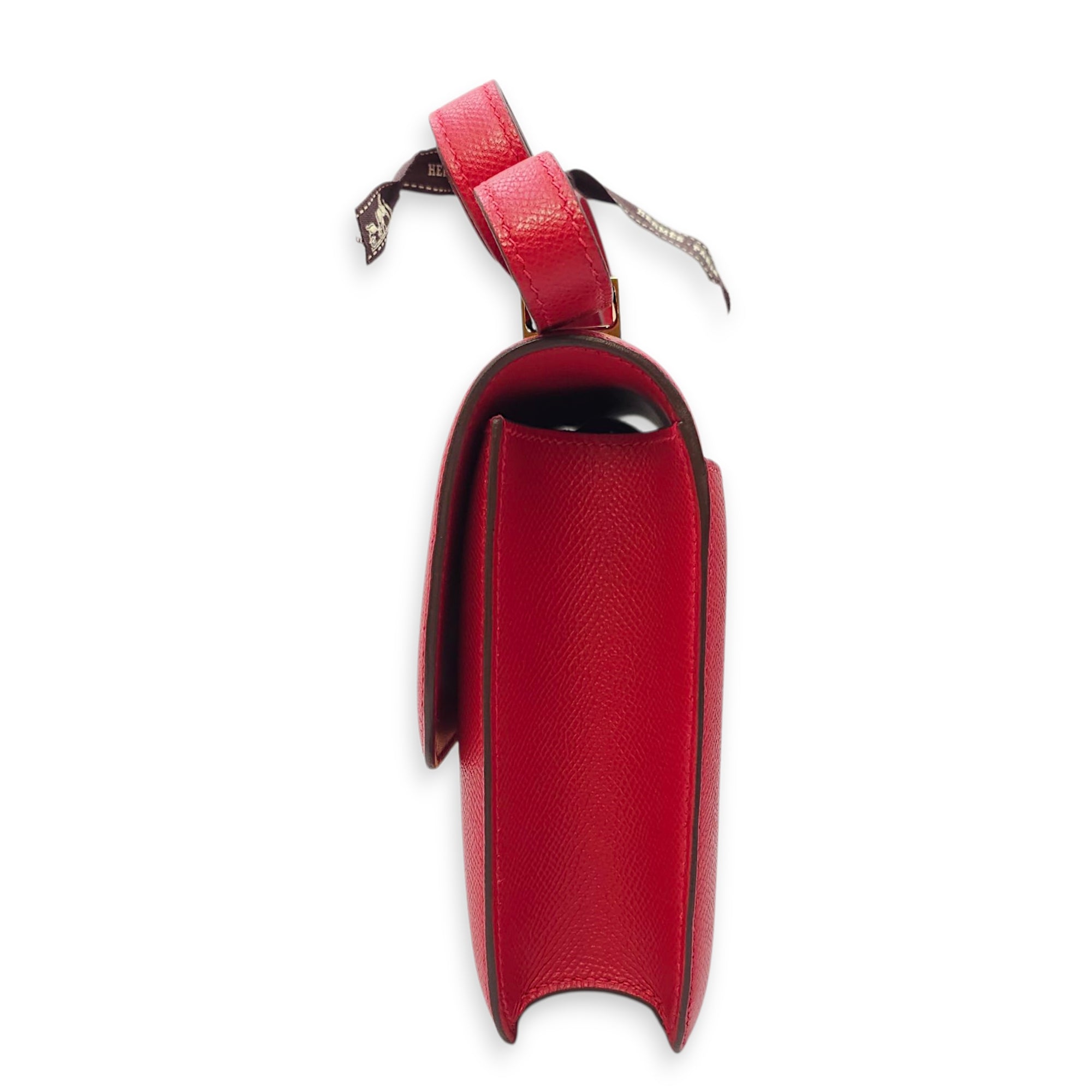 Constance 1 24 Rouge Casaque in Epsom, Gold hardware
