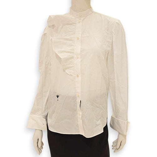 Long Sleeve Shirt 34 White Ready-To-Wear in Cotton