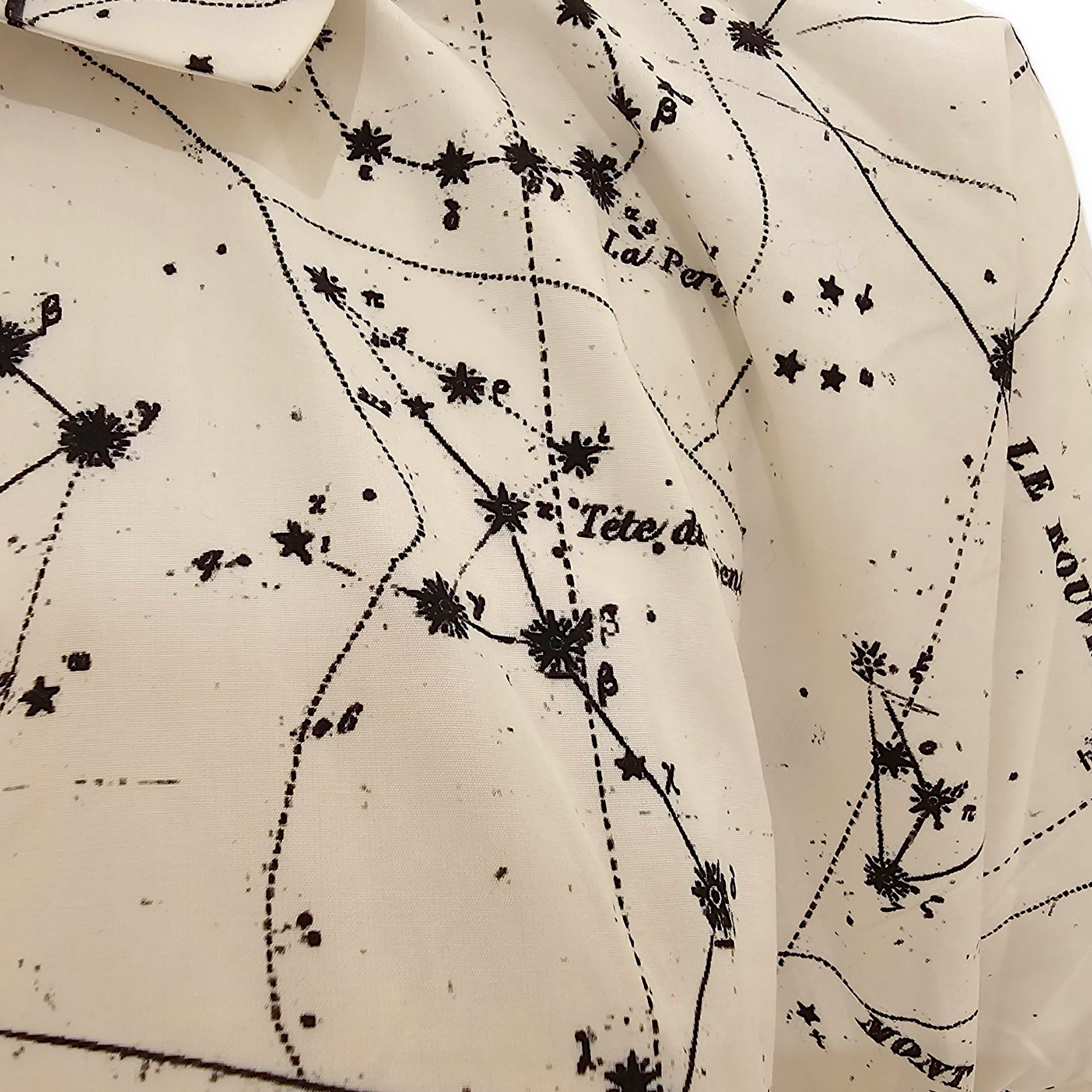 Zodiac Blouse 34 White Ready-To-Wear in Cotton