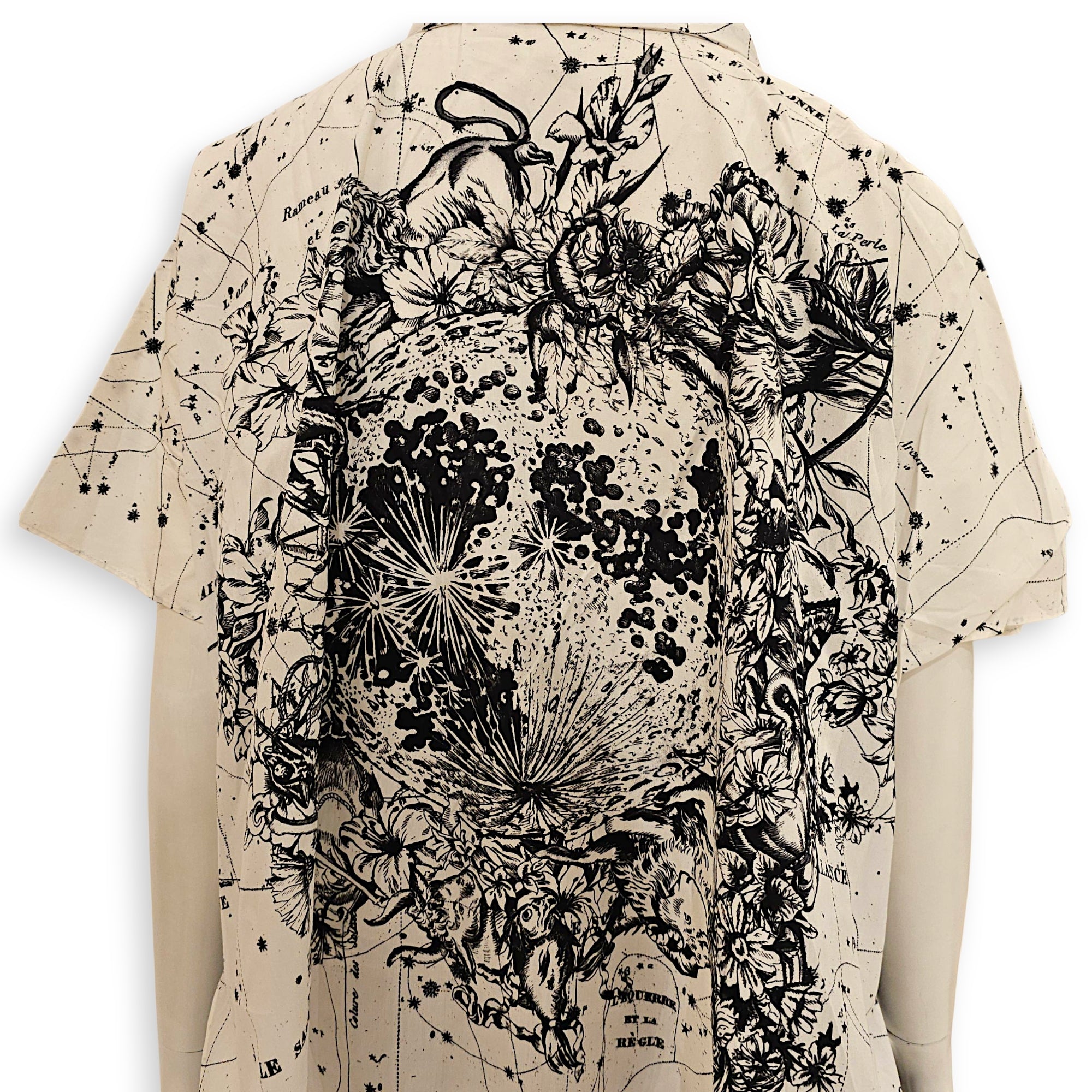 Zodiac Blouse 34 White Ready-To-Wear in Cotton