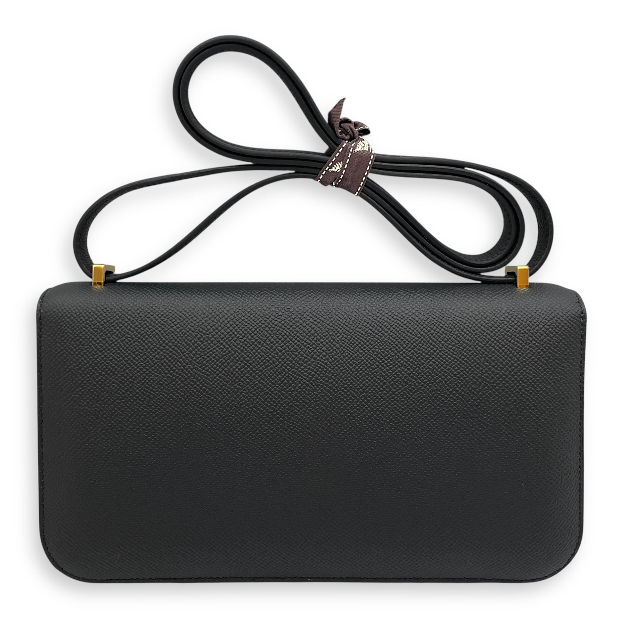 Constance Elan Black in Epsom, Gold hardware