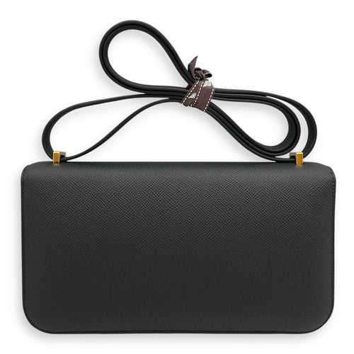 Constance Elan Black in Epsom, Gold hardware