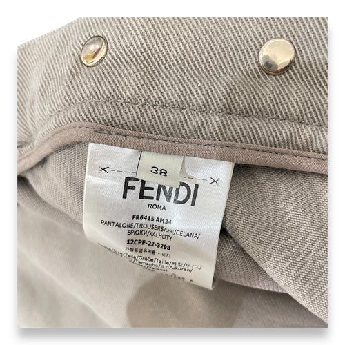 Cargo Pants 38 Khaki Ready-To-Wear in Cotton