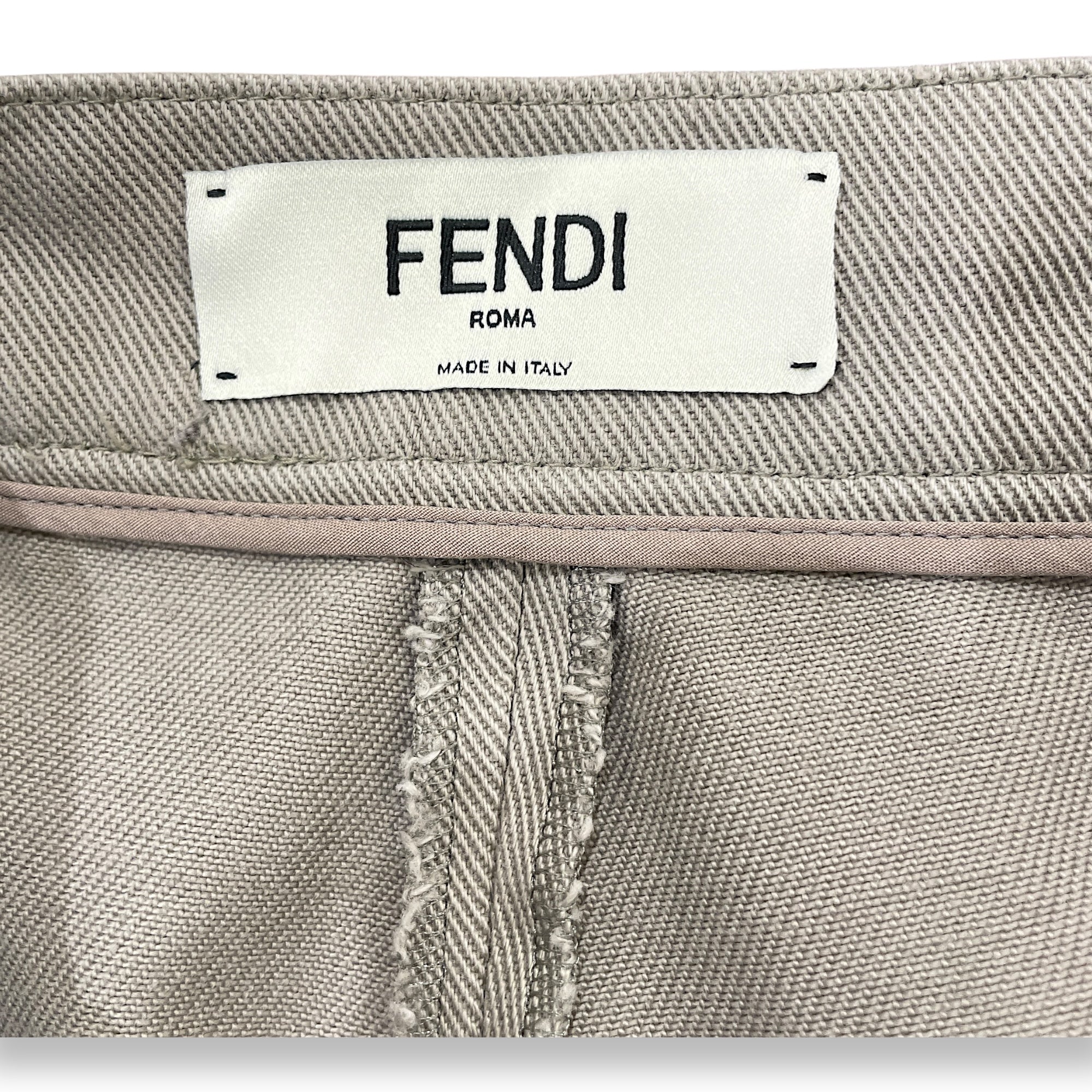 Cargo Pants 38 Khaki Ready-To-Wear in Cotton
