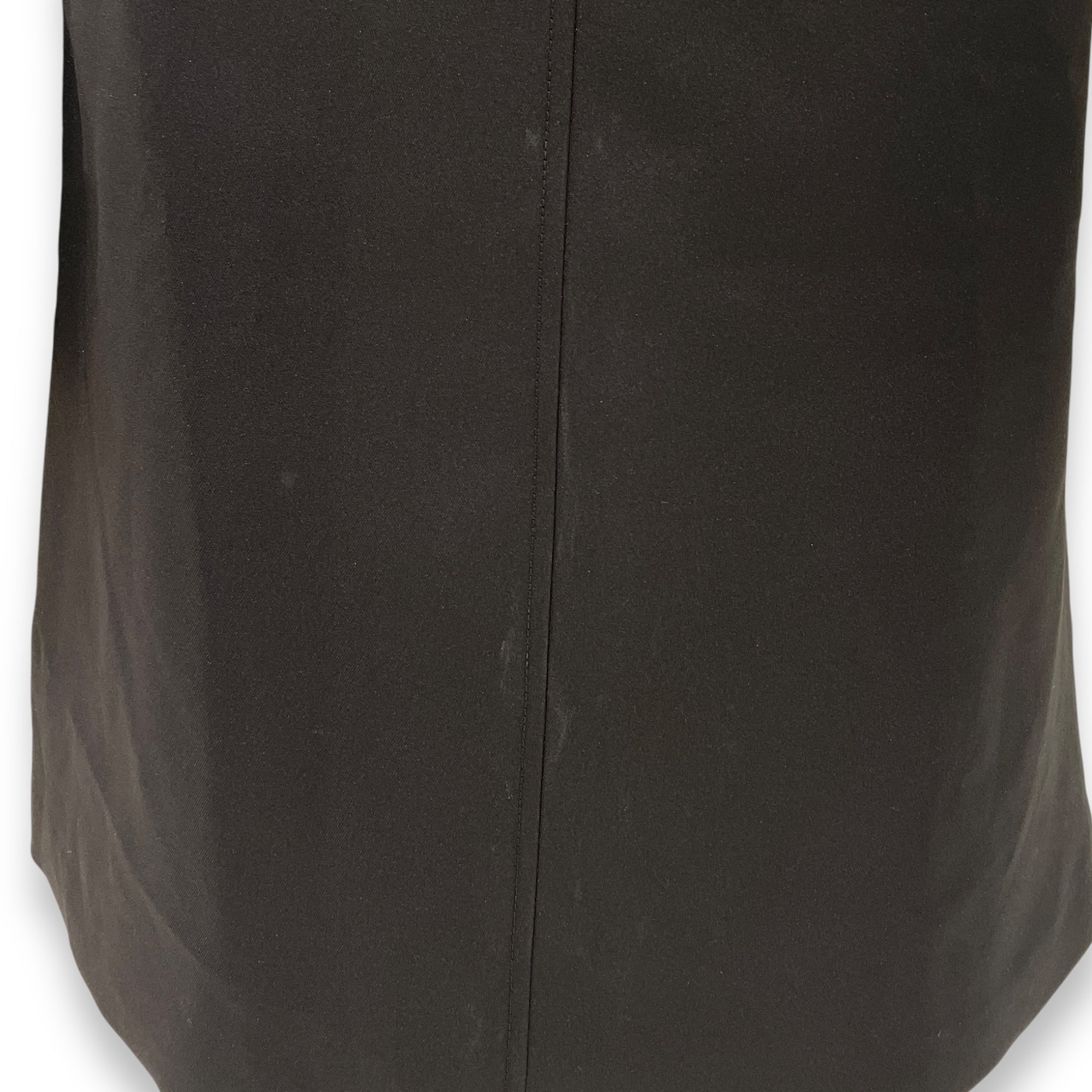 A Line Skirt 36 Black Ready-To-Wear in Polyester, Gold hardware