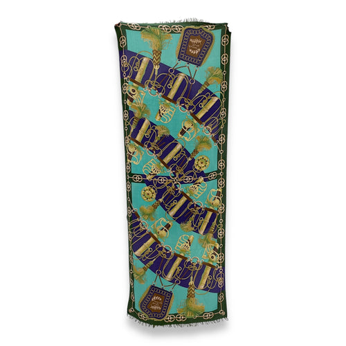 Cliquetis 170cm x 62cm Green Stole