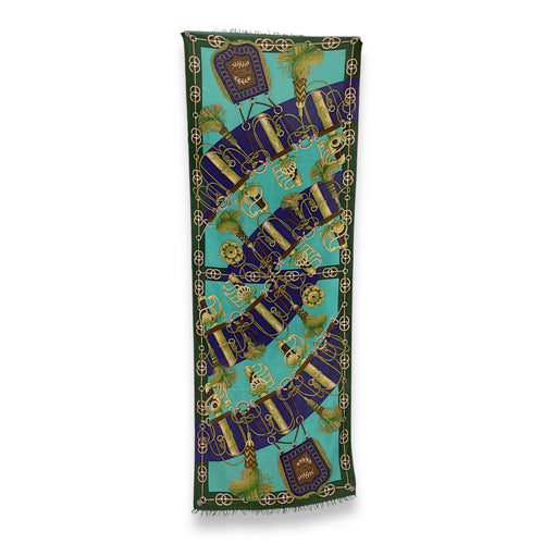 Cliquetis 170cm x 62cm Green Stole
