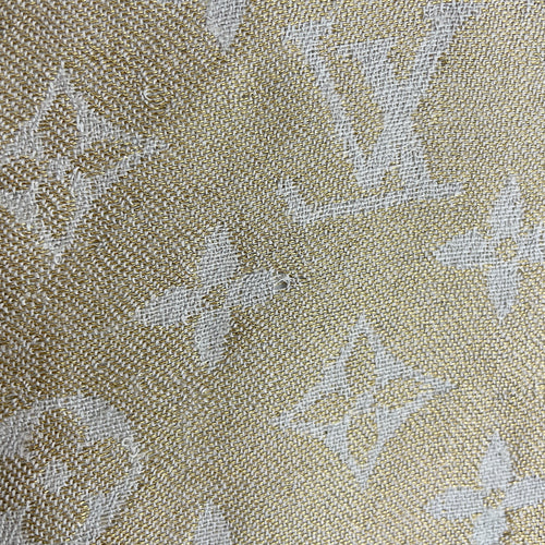 Monogram Classic 133cm x 127cm Grey Shawl in Cashmere