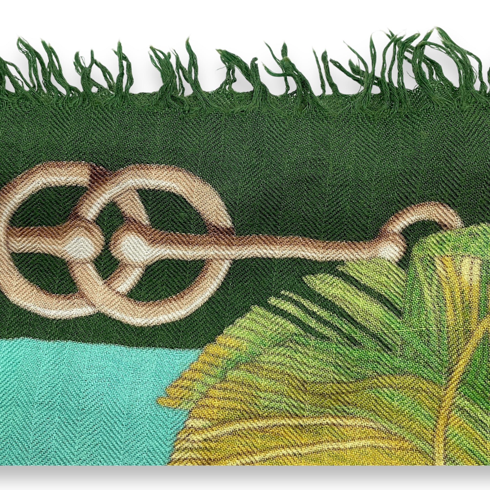 Cliquetis 170cm x 62cm Green Stole