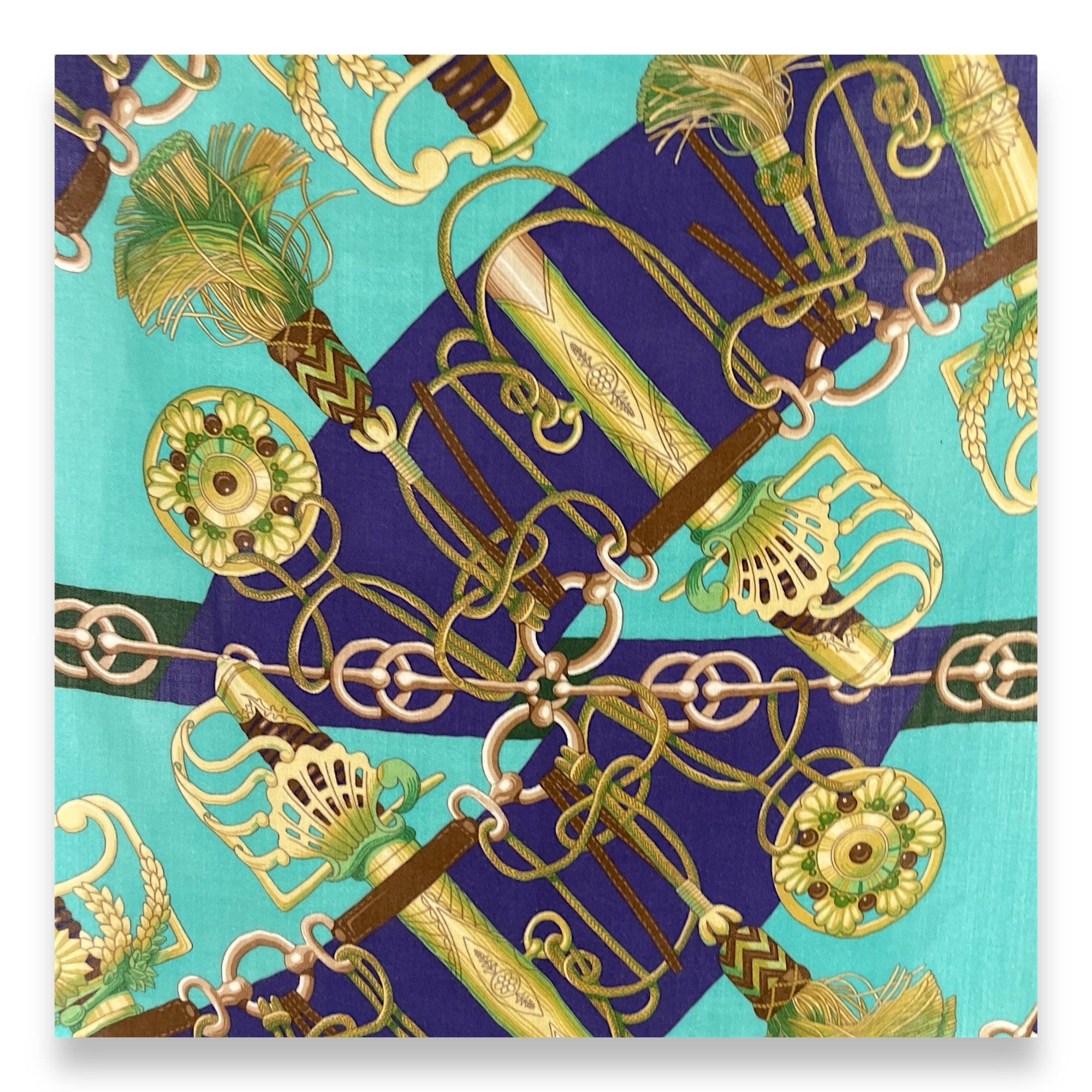 Cliquetis 170cm x 62cm Green Stole