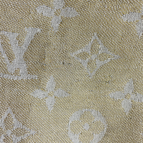 Monogram Classic 133cm x 127cm Grey Shawl in Cashmere