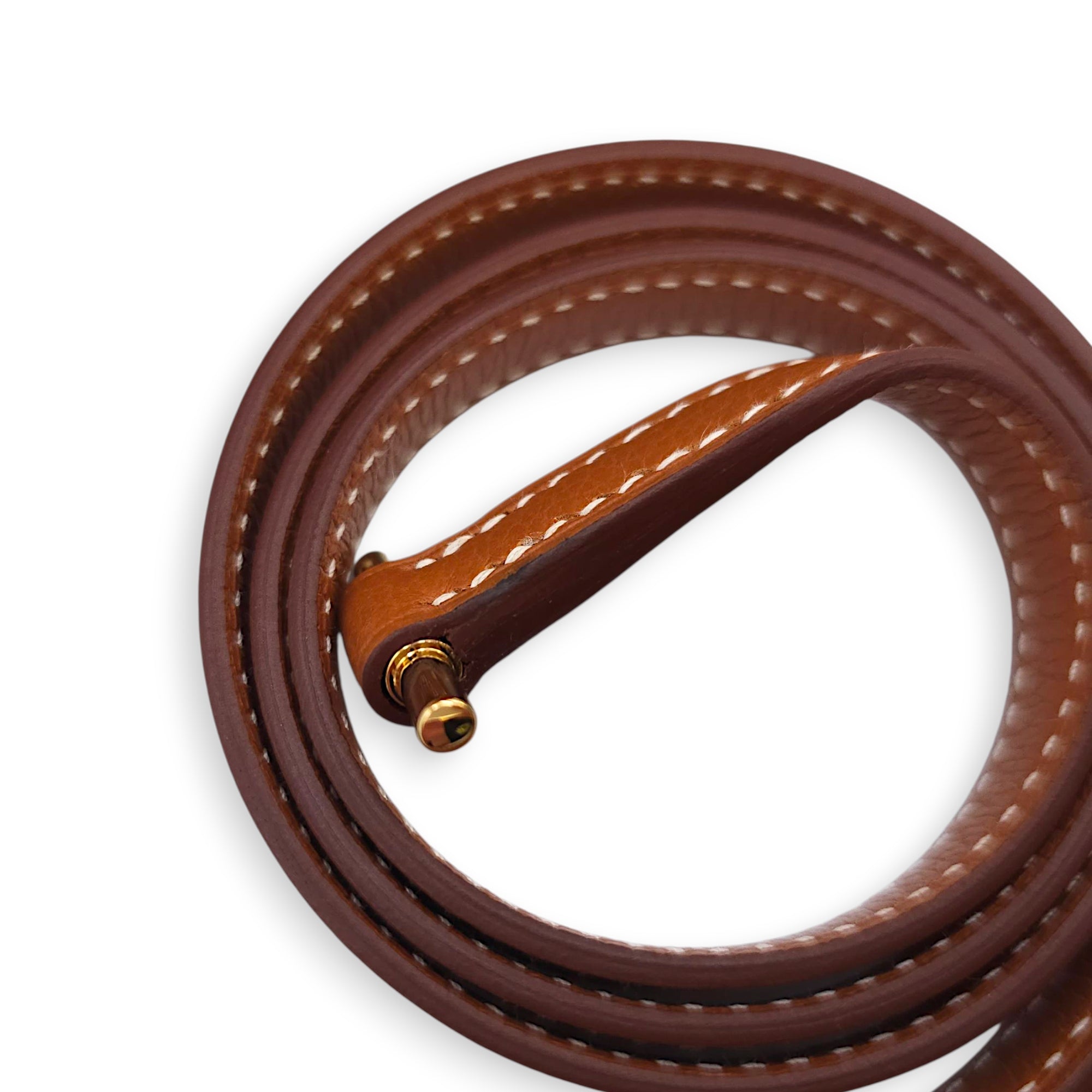 Roulis Mini Gold in Evercolor, Permabrass hardware