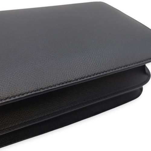 Constance 24 Black in Epsom, Gold hardware
