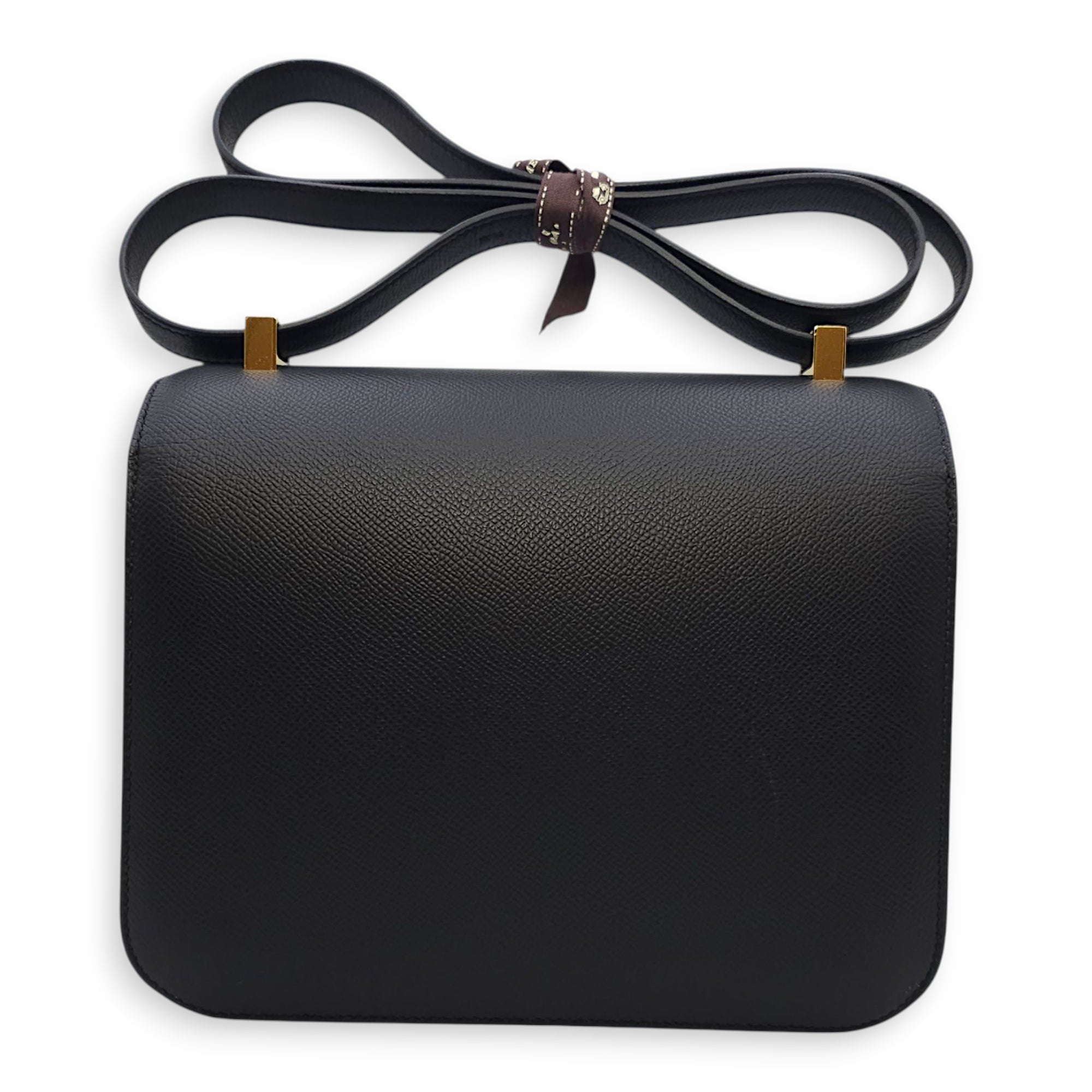 Constance 24 Black in Epsom, Gold hardware