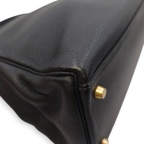 Kelly 35 Black in Ardennes, Gold hardware