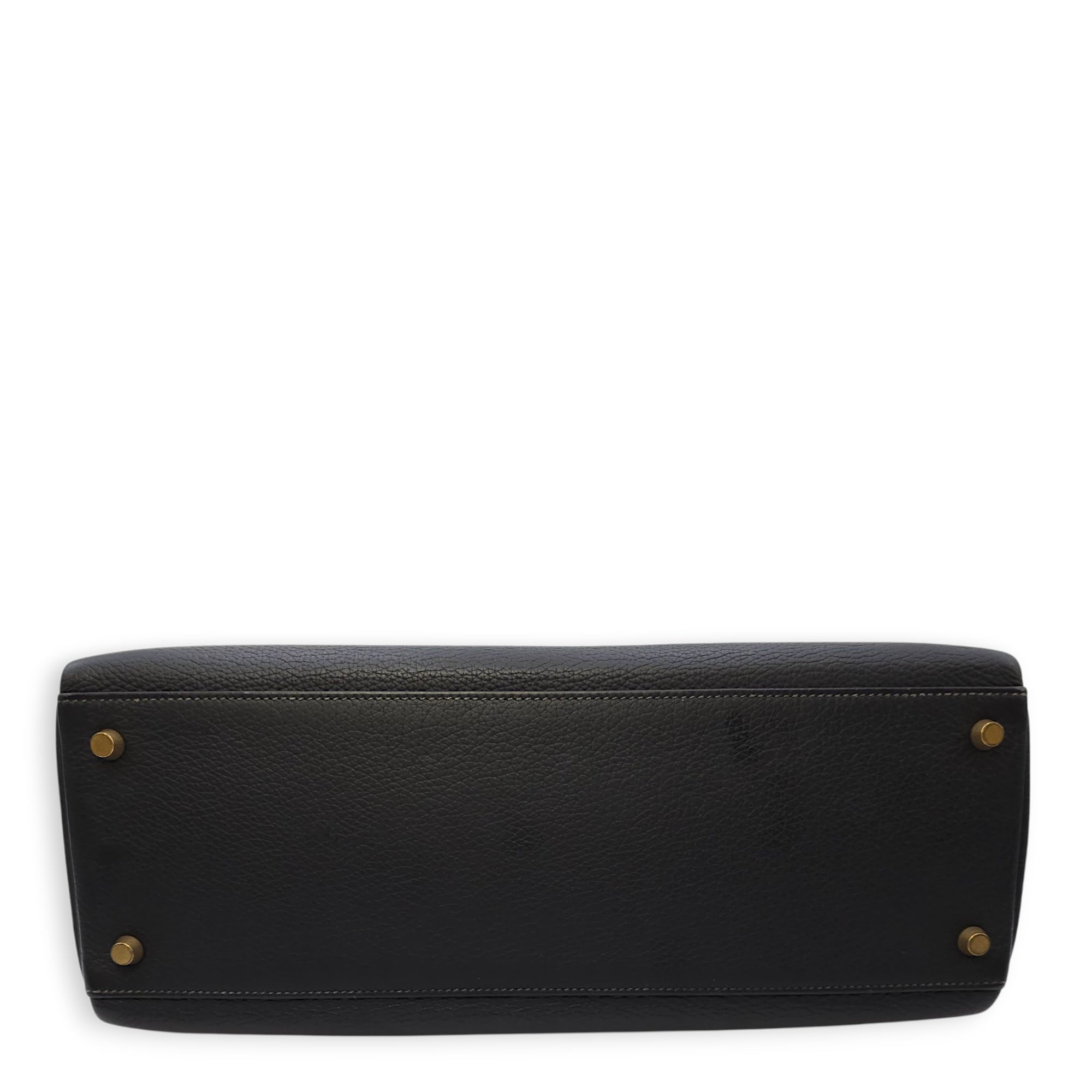 Kelly 35 Black in Ardennes, Gold hardware
