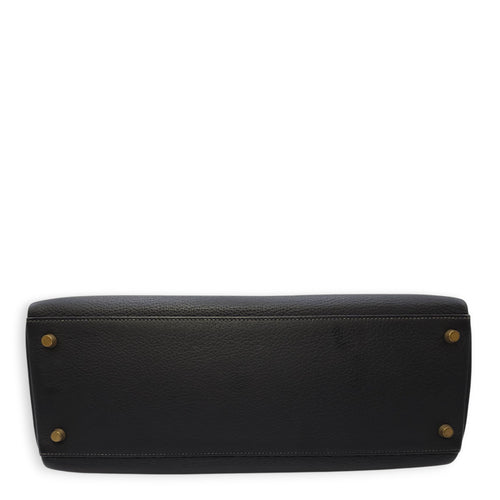 Kelly 35 Black in Ardennes, Gold hardware