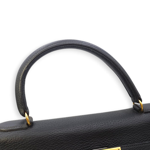 Kelly 35 Black in Ardennes, Gold hardware