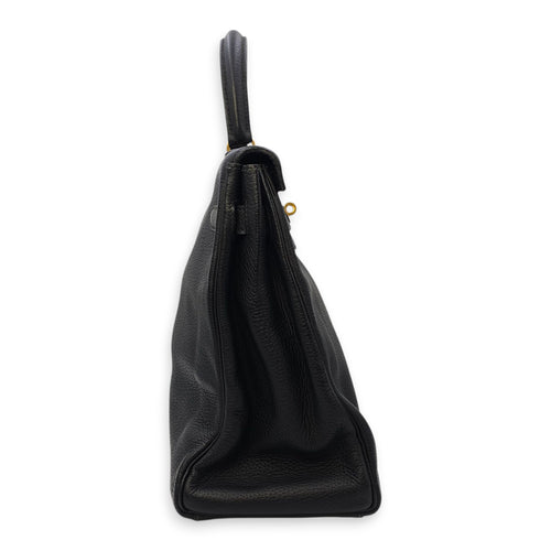 Kelly 35 Black in Ardennes, Gold hardware