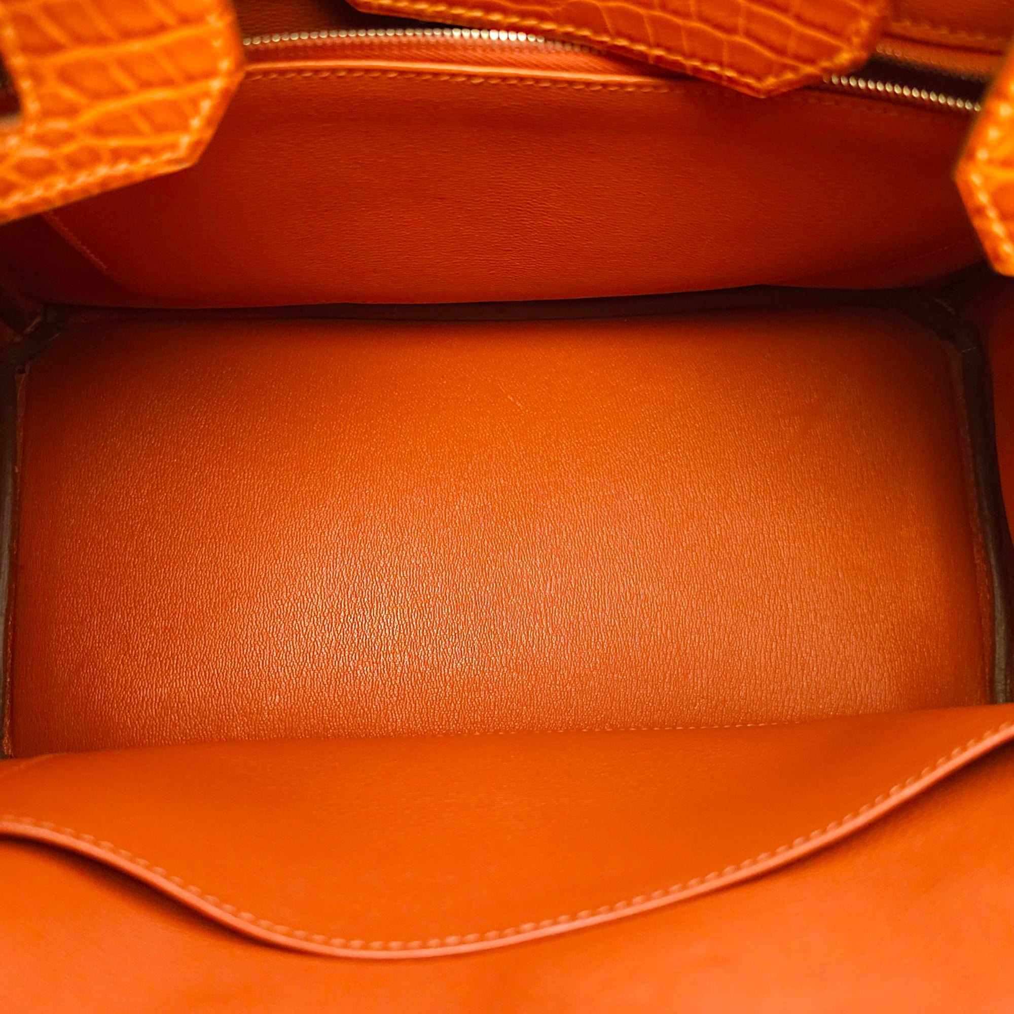 Birkin 30 Sanguine in Matte Niloticus, Palladium hardware