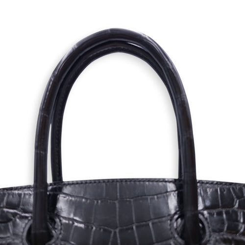 Birkin 30 Black in Shiny Niloticus Gold hardware CL2510-15975 8
