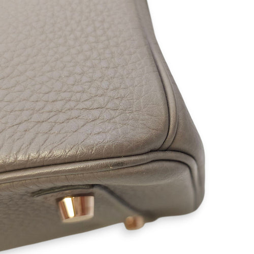 Birkin 30 Etain in Togo, Rose Gold hardware