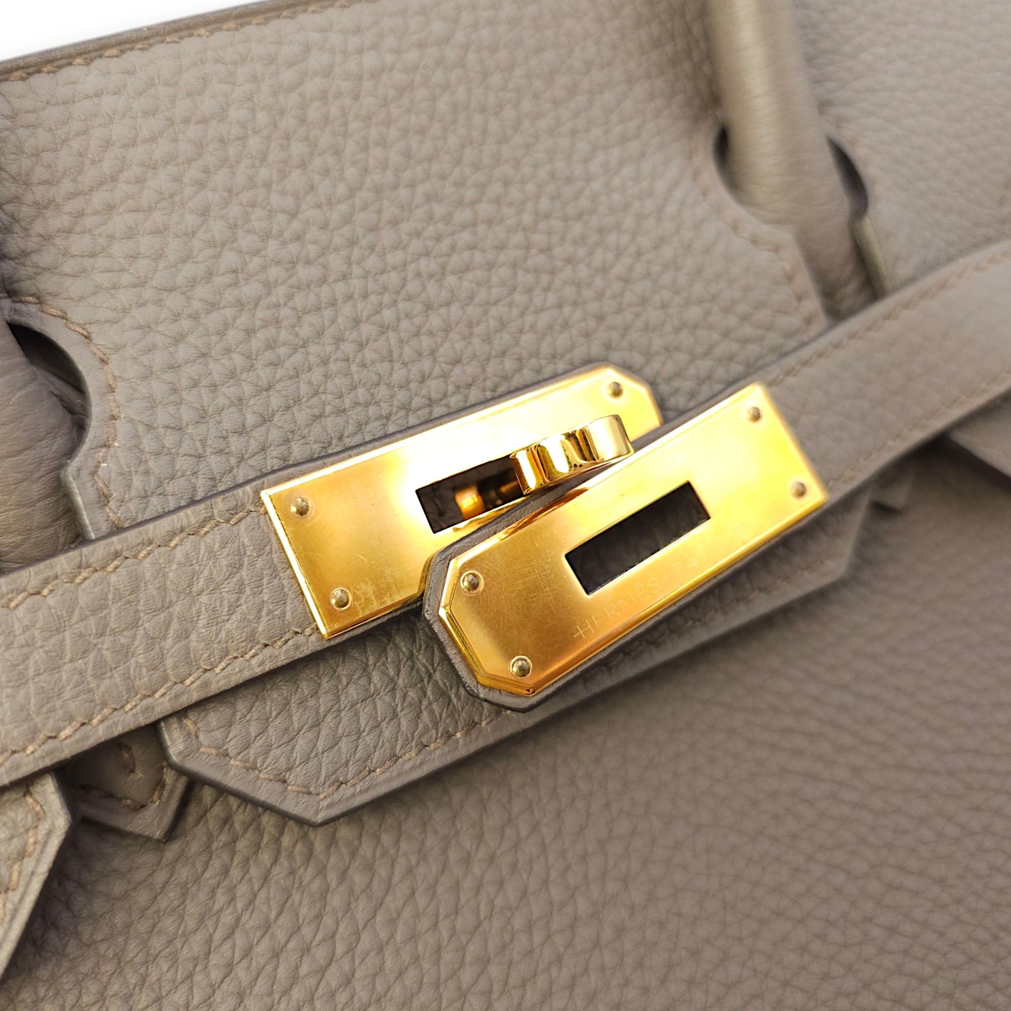 Birkin 30 Etain in Togo, Rose Gold hardware