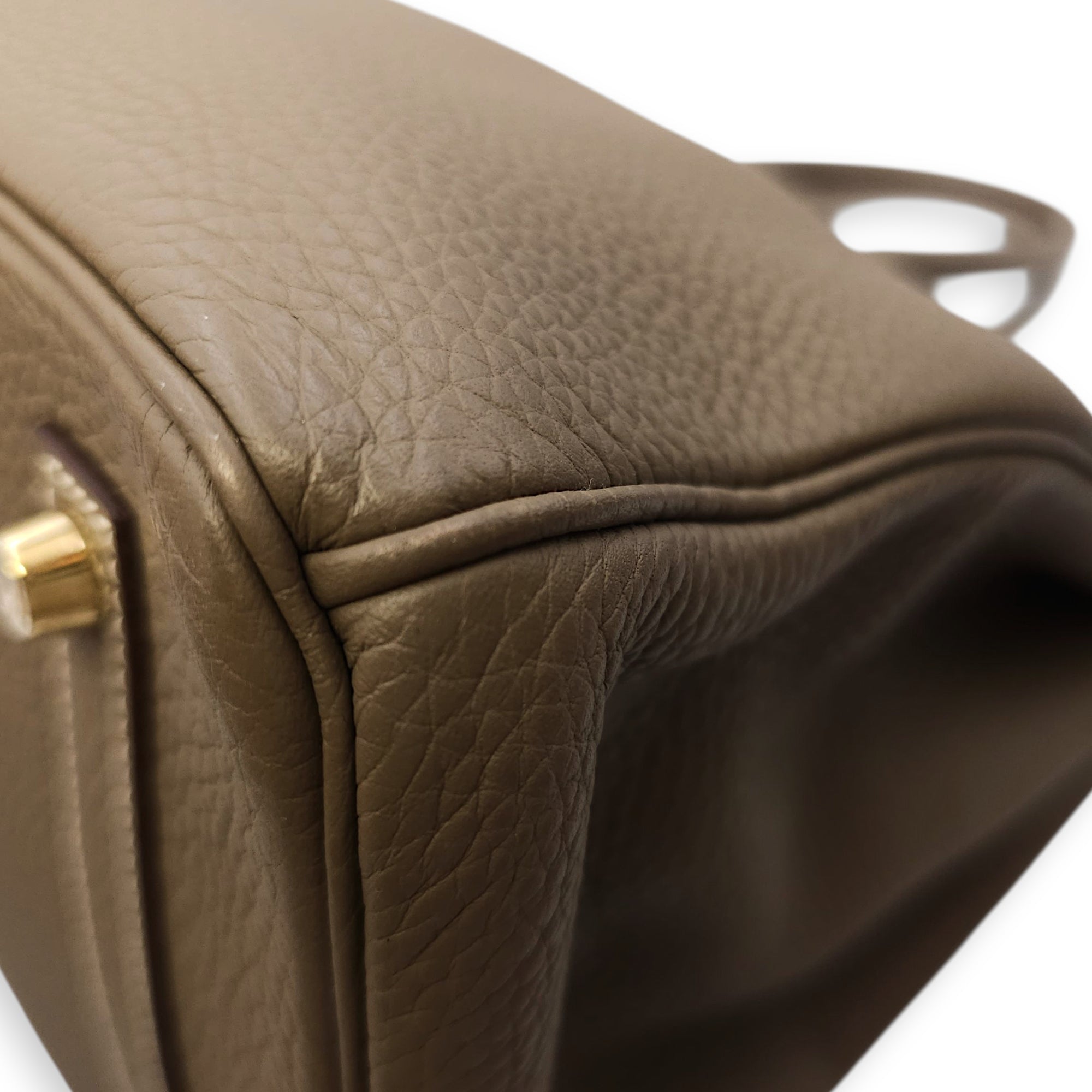 Birkin 35 Etoupe in Togo, Gold hardware