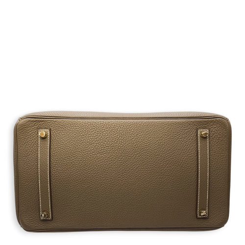 Birkin 35 Etoupe in Togo, Gold hardware