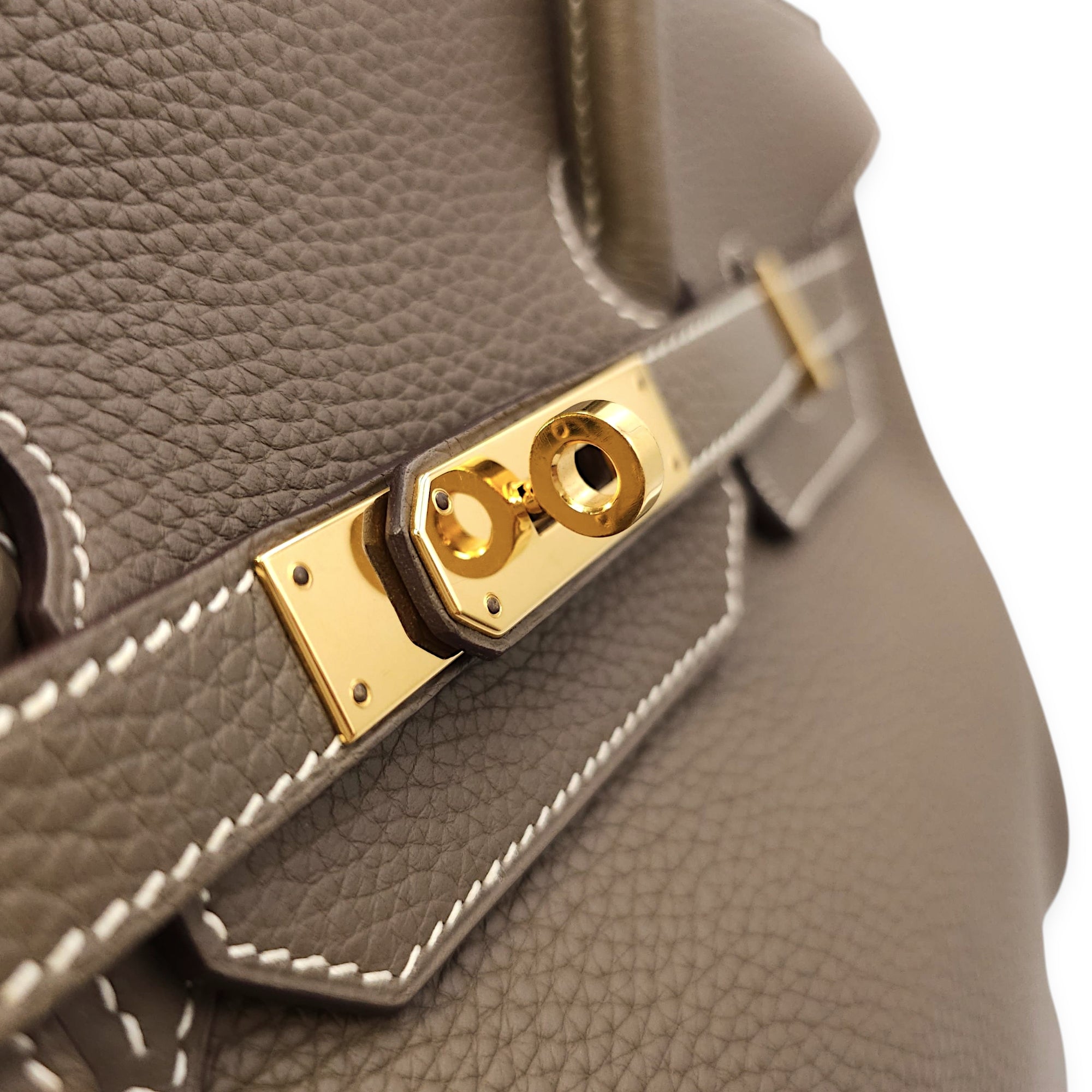 Birkin 35 Etoupe in Togo, Gold hardware