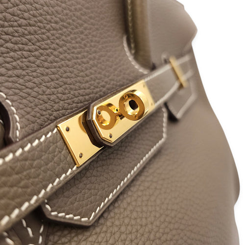 Birkin 35 Etoupe in Togo, Gold hardware