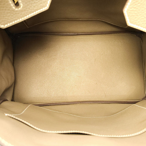 Birkin 35 Etoupe in Togo, Gold hardware
