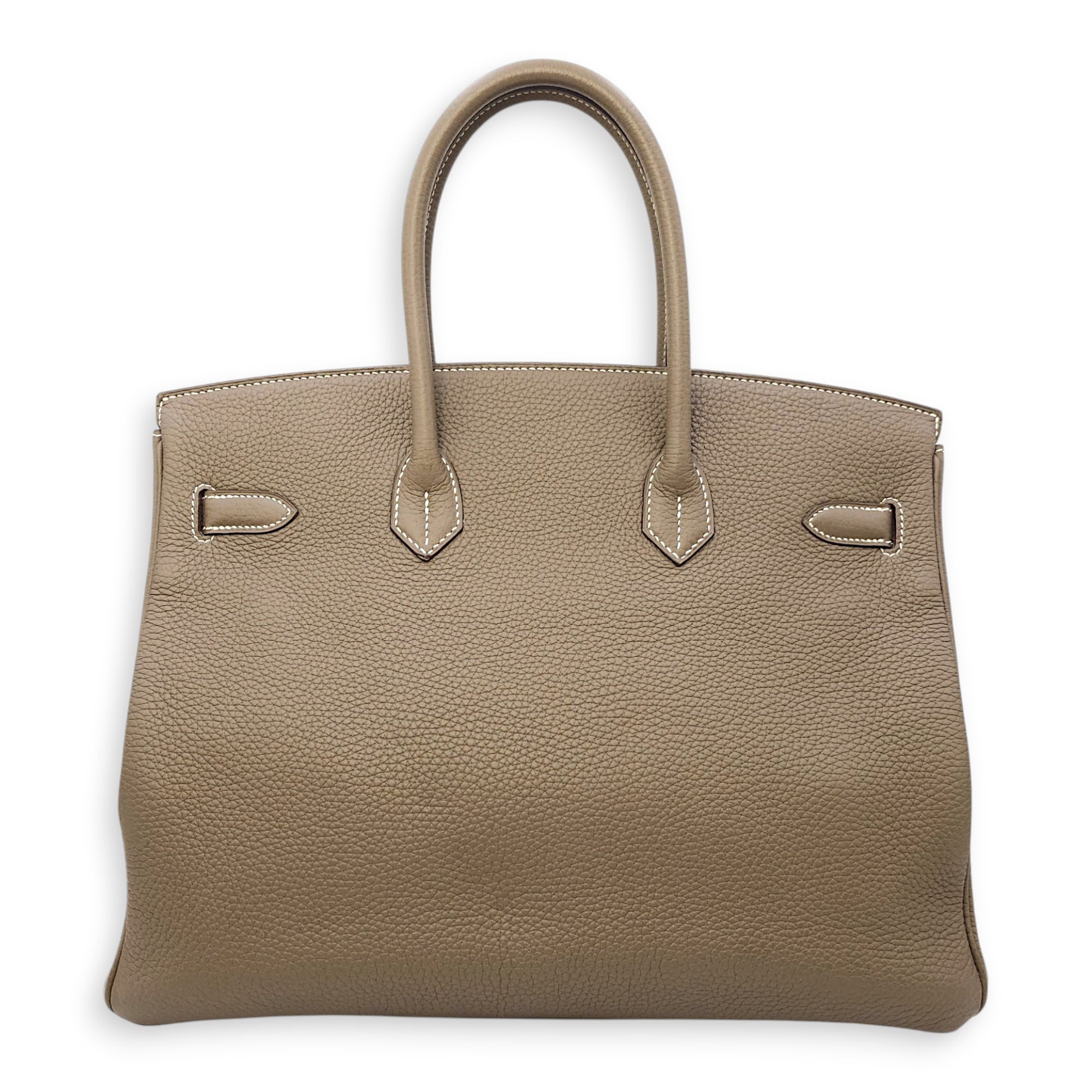 Birkin 35 Etoupe in Togo, Gold hardware